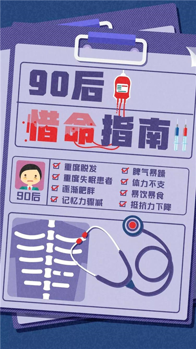 淘寶發(fā)布《90后惜命指南》，肥胖和體力不支，需要養(yǎng)生